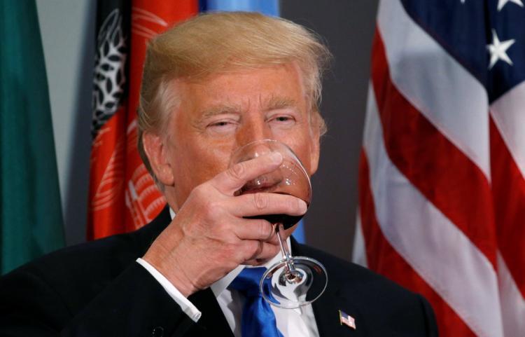 cosa beve il presidente Trump?